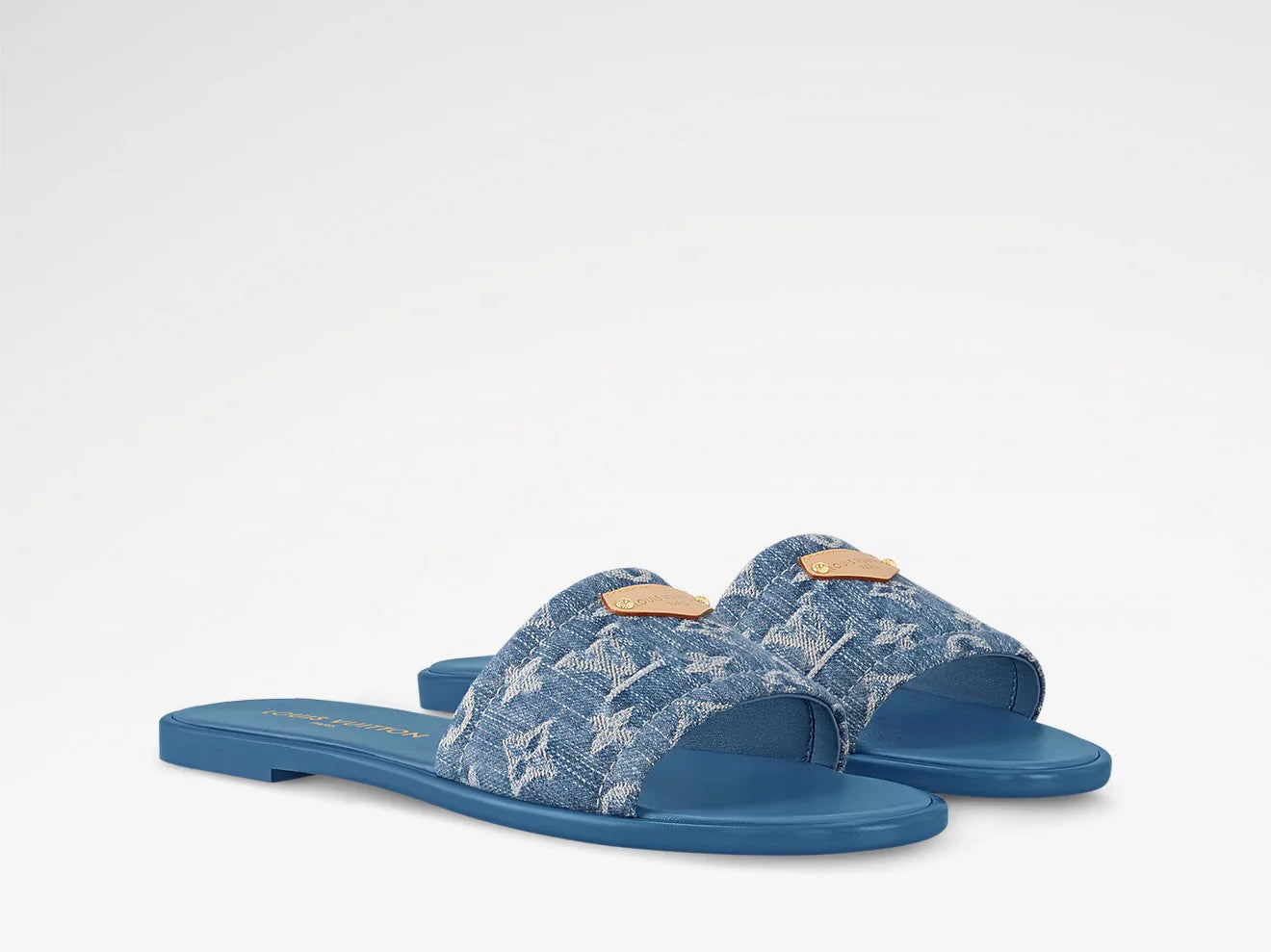 LV Denim Sandals