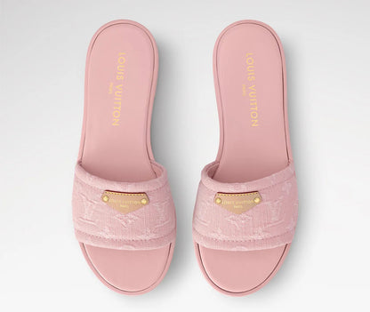 LV Denim Sandals