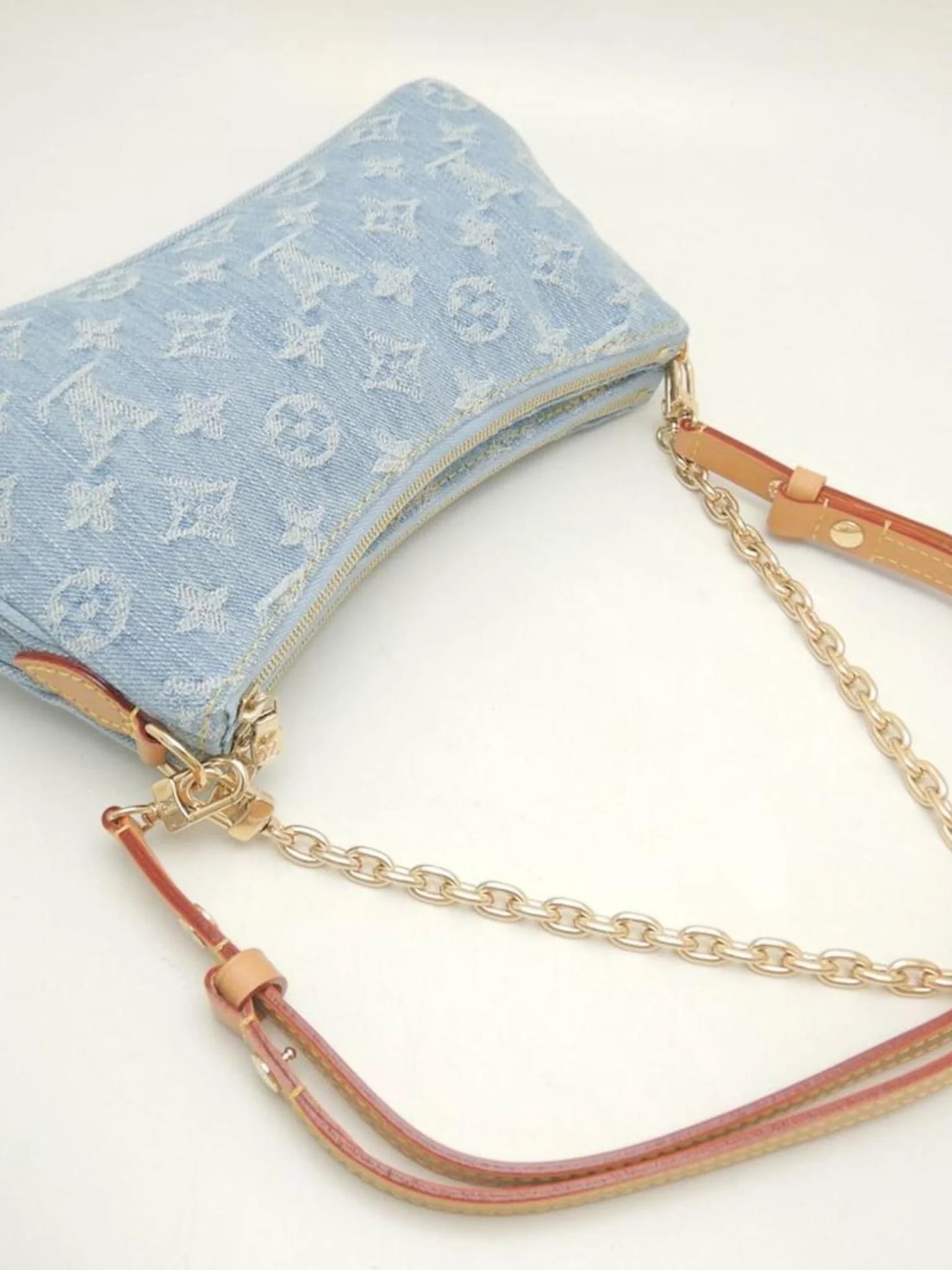 LV POCHETTE SKY BLUE