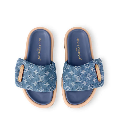 "LV" Sandalen Denim