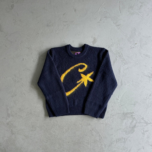 "CRTZ" Mohair Dark Blue