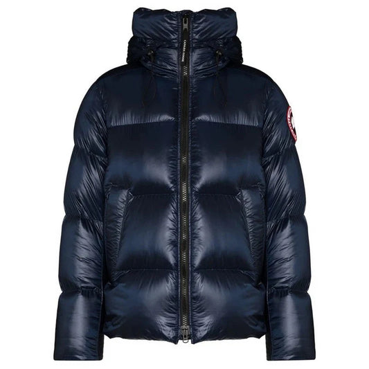 "Goose" Shiny Puffer Blue