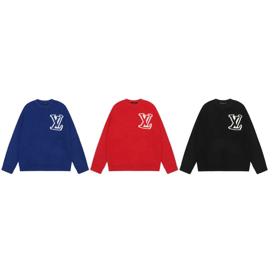 "LV" Designer Stickpulli