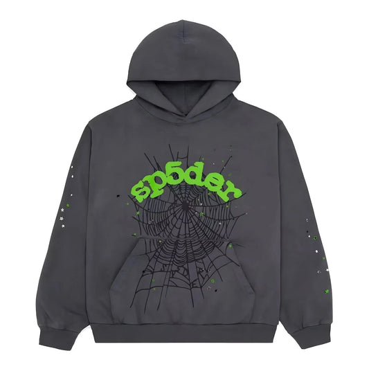 "Sp5der-Hoodie" Grey