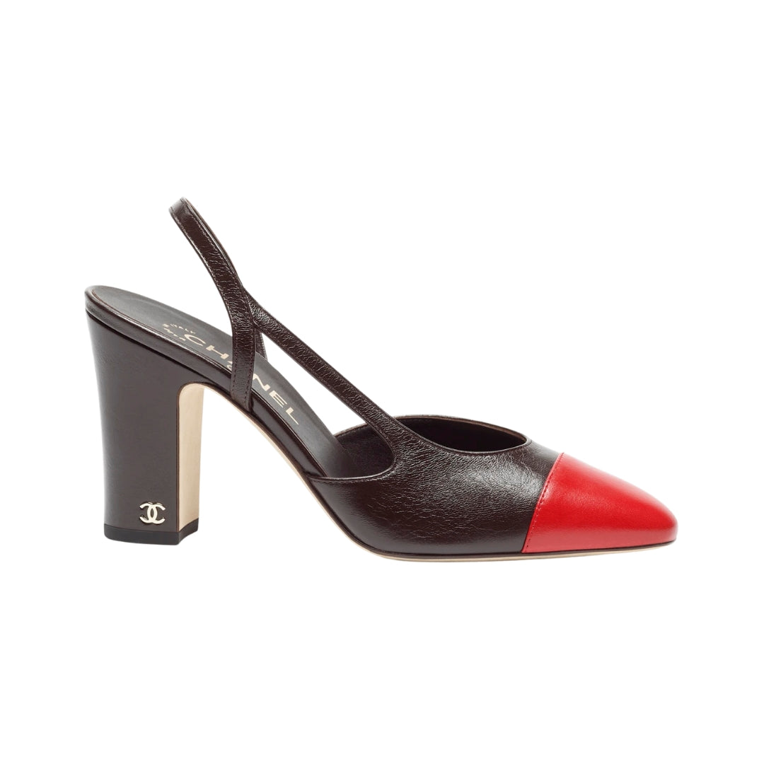 CC Slingbacks Red 9cm