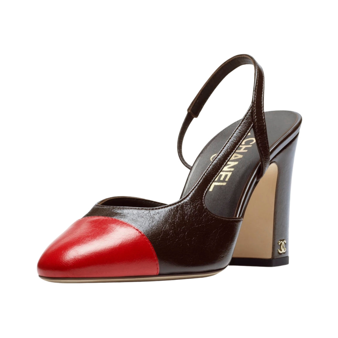 CC Slingbacks Red 9cm