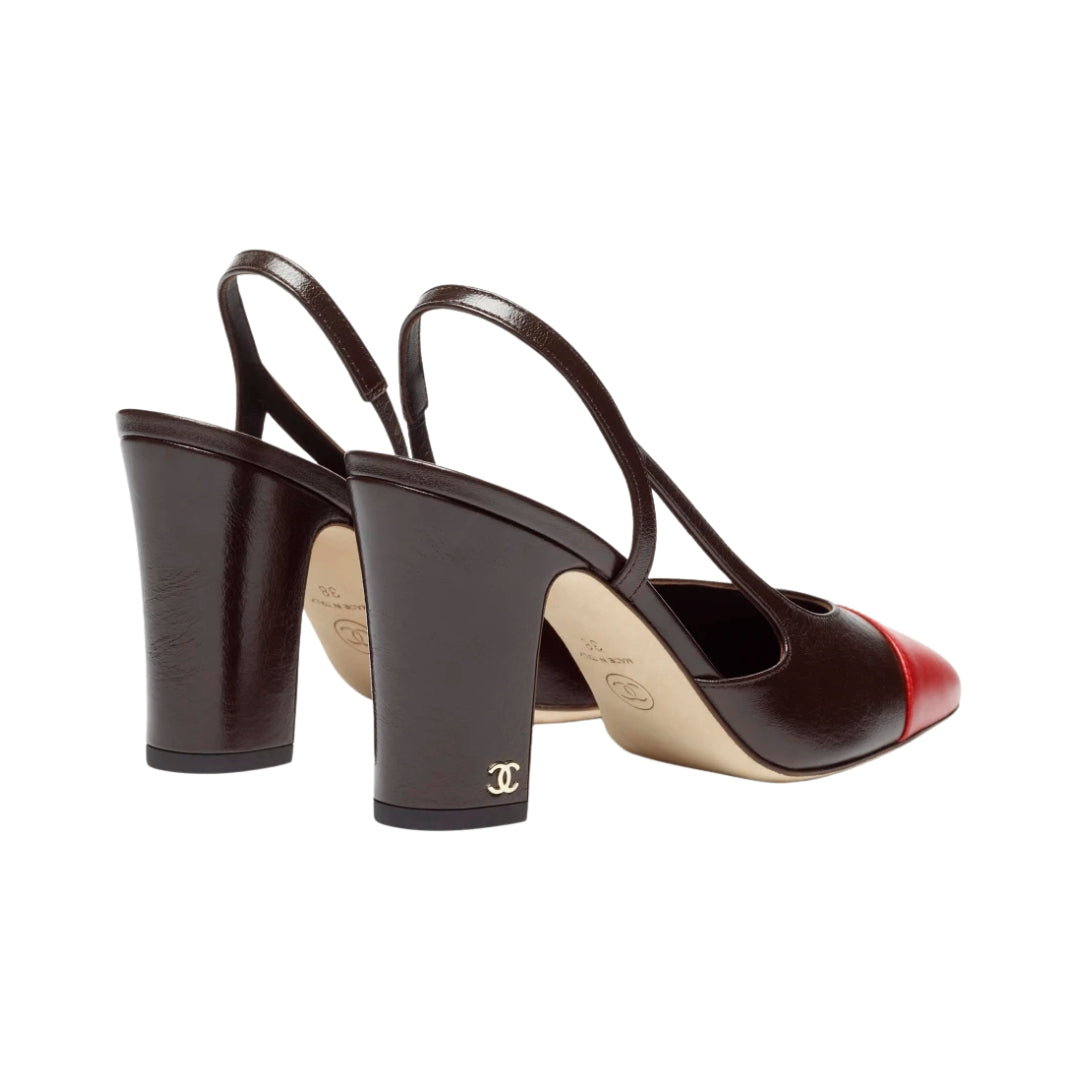 CC Slingbacks Red 9cm
