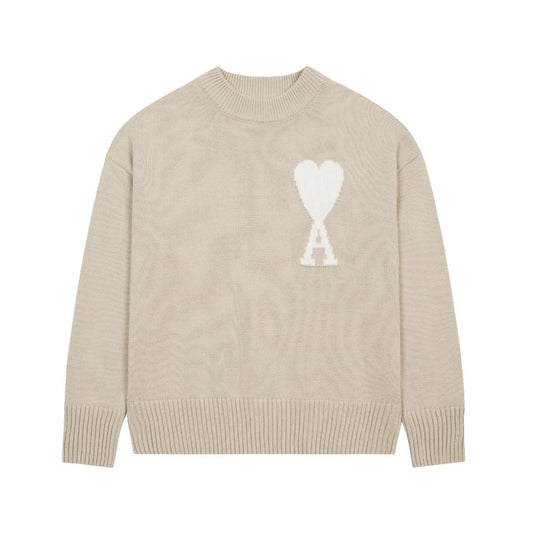 "Heart" Sweater Cream (UNISEX)